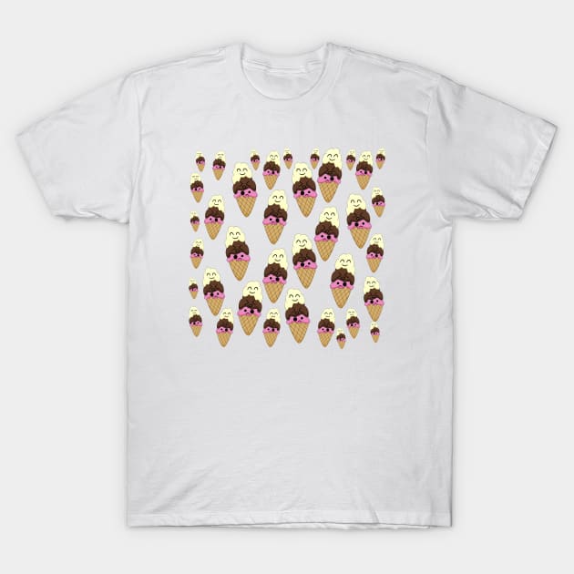 Kawaii icecream T-Shirt by Xinoni